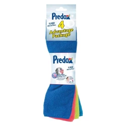 Набор тряпок Predox Advantage package, микрофибра, разноцветные, 4 шт