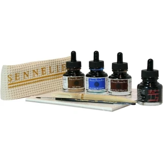 Quaş dəsti Sennelier Calligraphy, 4x30 ml Quaş dəsti Sennelier Calligraphy, 4x30 ml