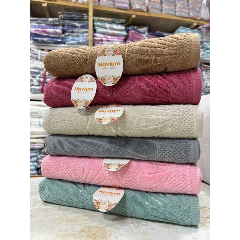 Набор банных полотенец SHA-0000535, 70x140 см, хлопок, 6 шт Набор банных полотенец SHA-0000535, 70x140 см, хлопок, 6 шт