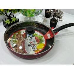 Tava Ozguven 007, paslanmayan polad, qırmızı, 34 sm