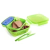 Ланч-бокс со столовыми приборами Snips Energy 1.5 л с охлаждающим элементом, зеленый Ланч-бокс со столовыми приборами Snips Energy 1.5 л с охлаждающим элементом, зеленый