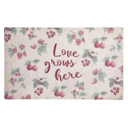 Коврик придверный Clayre&Eef, 75x45 см, синтетика, красный Коврик придверный Clayre&Eef, 75x45 см, синтетика, красный