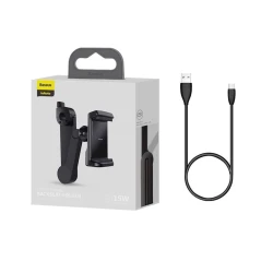 Автомобильный держатель для телефона Baseus Energy Storage Backseat Holder, Черный