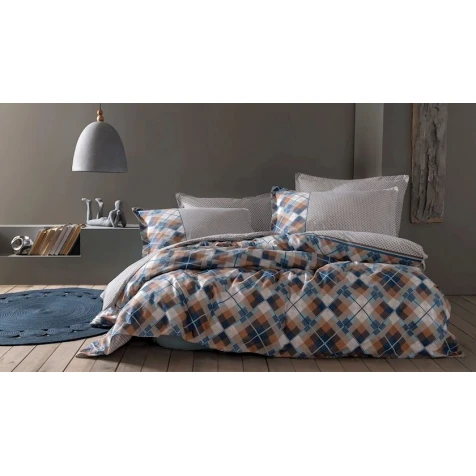 Yataq dəsti Yataş Brice yorğan üzü 200x220, mələfə 240x260, yastıq üzü 50x70, ikinəfərlik, rəngbərəng