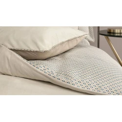 Комплект постельного белья Yataş CharMe Uberto пододеяльник 220x240, простыня 240x280, наволочки 50x70, двуспальный XL, бежевый