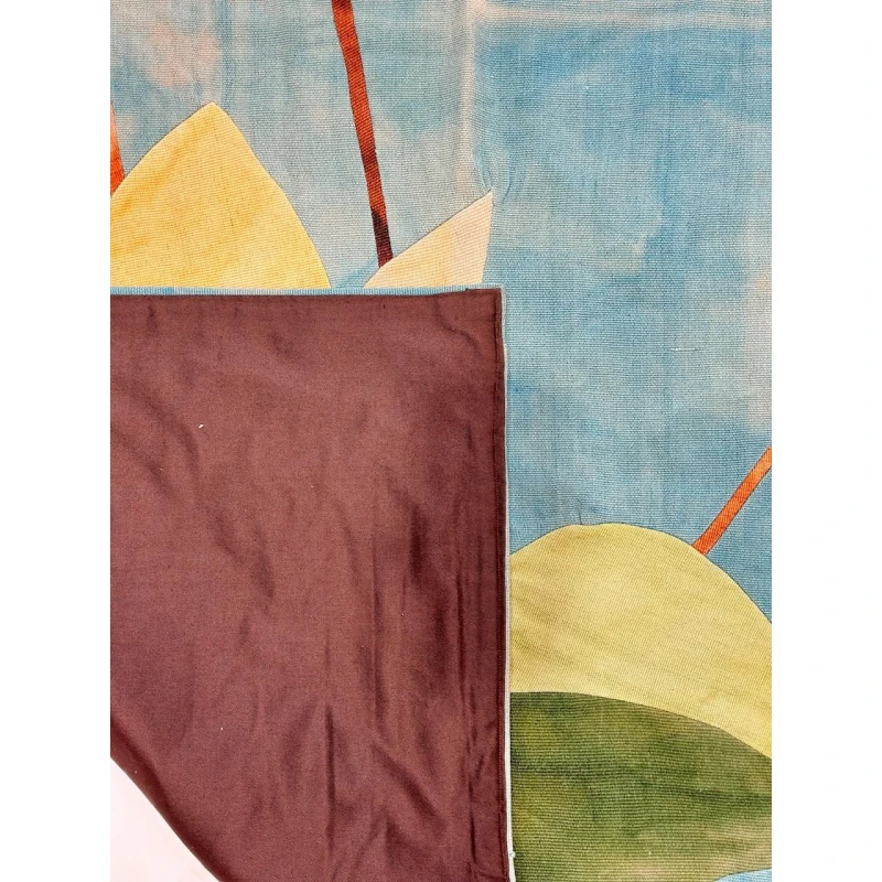 Килим ручного производства Natural halı ELX10, 119x174 см, хлопок, с цветами/голубой Килим ручного производства Natural halı ELX10, 119x174 см, хлопок, с цветами/голубой