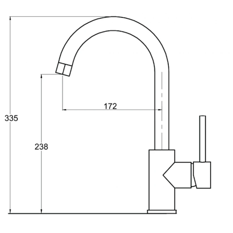 Смеситель Bompani BO5523 Alumetallic