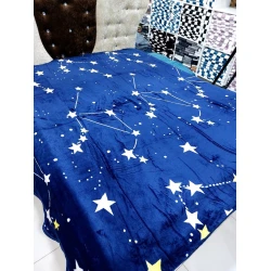 Одеяло Miranova FS-163, двуспальное, синее Одеяло Miranova FS-163, двуспальное, синее