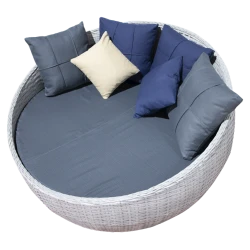 Диван садовый Loca SP_6513, 160x160x95 см, алюминий, серый Диван садовый Loca SP_6513, 160x160x95 см, алюминий, серый