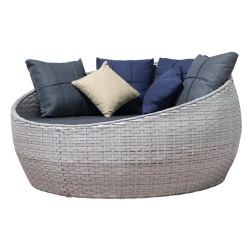 Диван садовый Loca SP_6513, 160x160x95 см, алюминий, серый Диван садовый Loca SP_6513, 160x160x95 см, алюминий, серый