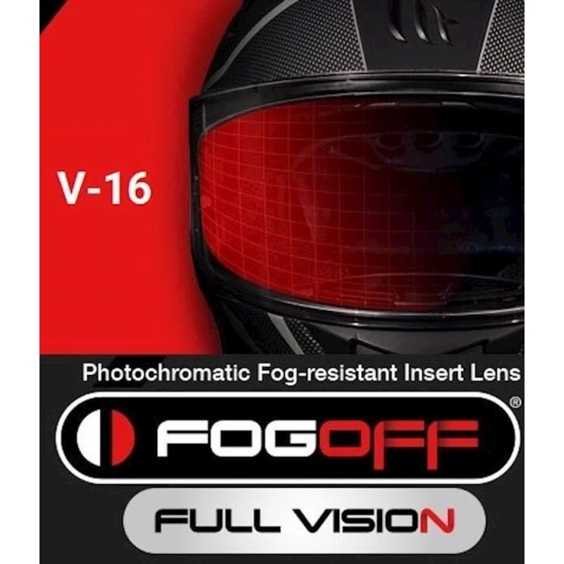 Линза MT Helmets Fogoff FOG004 Photochromatic Insert Lens For MT-V-16