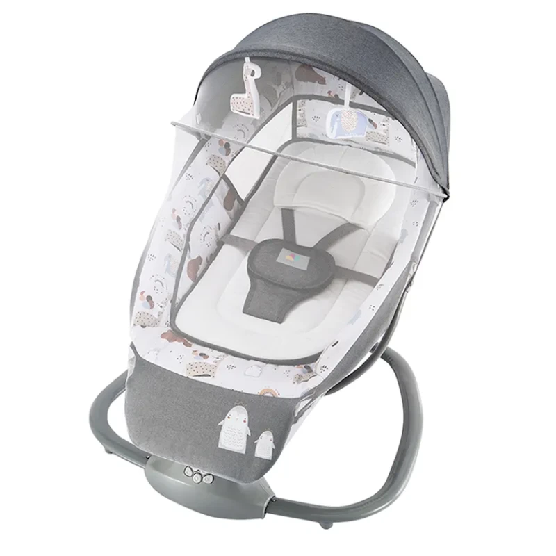 Кресло-качалка Mastela TB-M08207, темно-серое