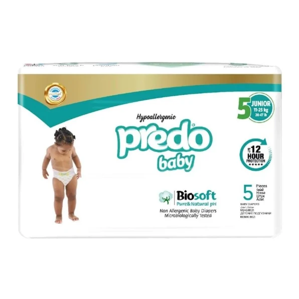 Подгузники Predo Baby Biosoft, размер 5, 11-25 кг, 5 шт