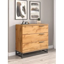Komod Letta 3563_Letta25LoftKomSideZol, LDSP, 75х33х73 sm
