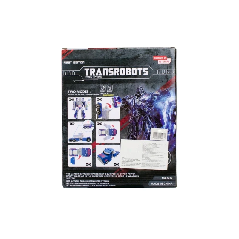 Робот-трансформер TIR 205, синий, 3+ года Робот-трансформер TIR 205, синий, 3+ года