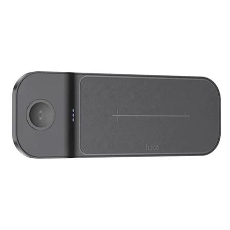 Беспроводное зарядное устройство Hoco CQ6 3 in 1, Black Беспроводное зарядное устройство Hoco CQ6 3 in 1, Black