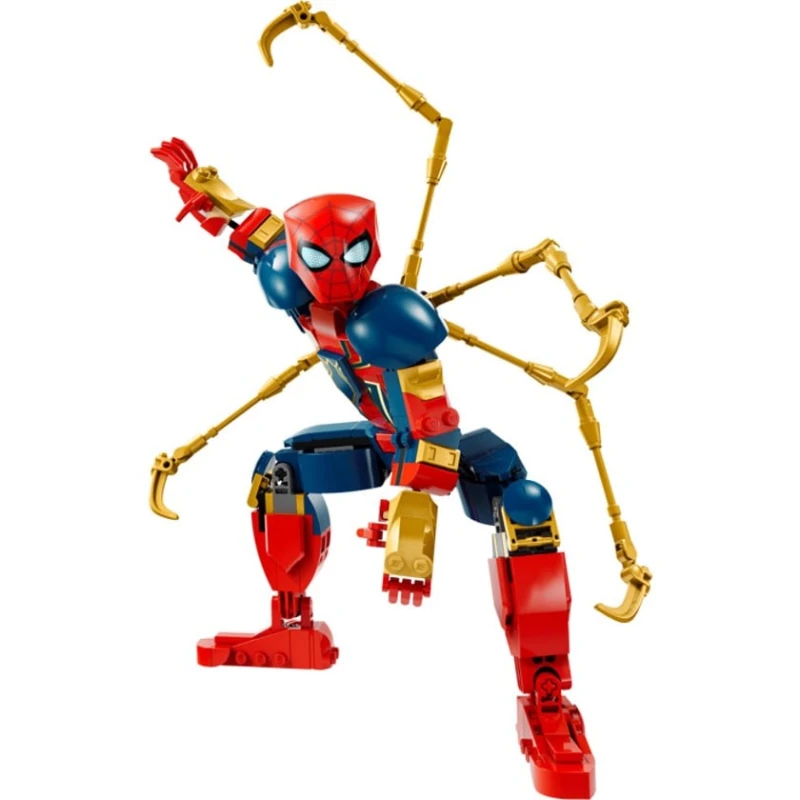 Конструктор LEGO Marvel Iron Spider-Man Construction Figure Set 76298, 303 элемента, 8+ лет