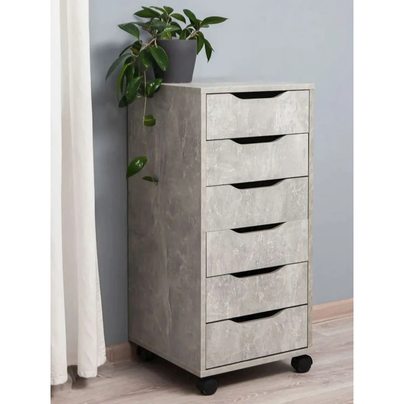 Тумба, 86x41x40 см, ЛДСП, серый