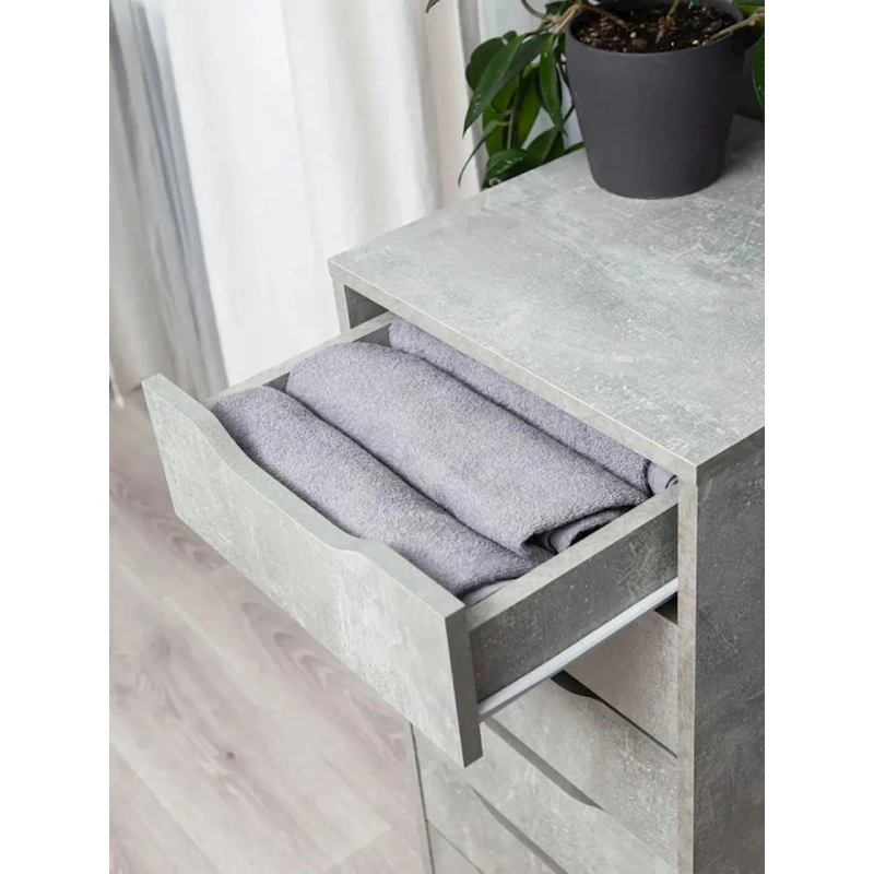 Тумба, 86x41x40 см, ЛДСП, серый