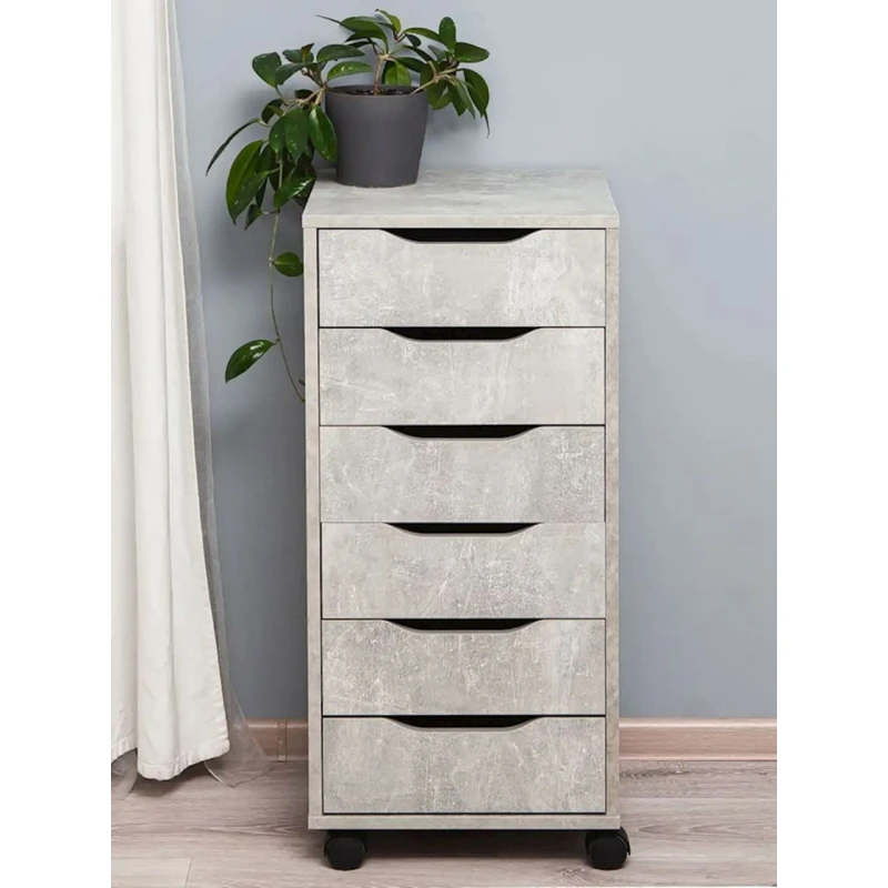 Тумба, 86x41x40 см, ЛДСП, серый