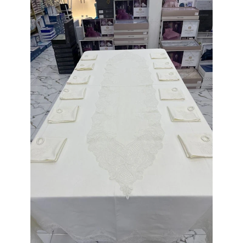 Dəst First Home SHA-00001287, 160х260 sm, kətan, bej Dəst First Home SHA-00001287, 160х260 sm, kətan, bej