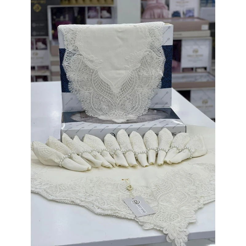 Dəst First Home SHA-00001287, 160х260 sm, kətan, bej Dəst First Home SHA-00001287, 160х260 sm, kətan, bej