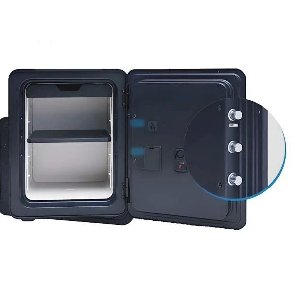 Mebel seyfi MC-40PR (HG), elektron kodlu kilid və açar ilə, boz