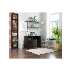 Стеллаж 3563_StellajMasterVenge, 215x40x22 см, ЛДСП, коричневый