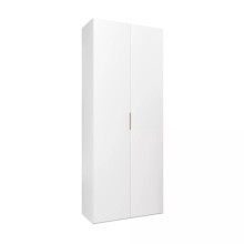 Şkaf Art Mebel Art-100-3, LDSP, ağ, 50х100х210 sm