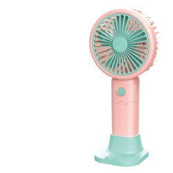 Telefon tutacaqlı mini ventilyator, çəhrayı
