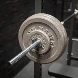 Гриф для штанги 120F30 1160/1, железо, серебристый, 120 см