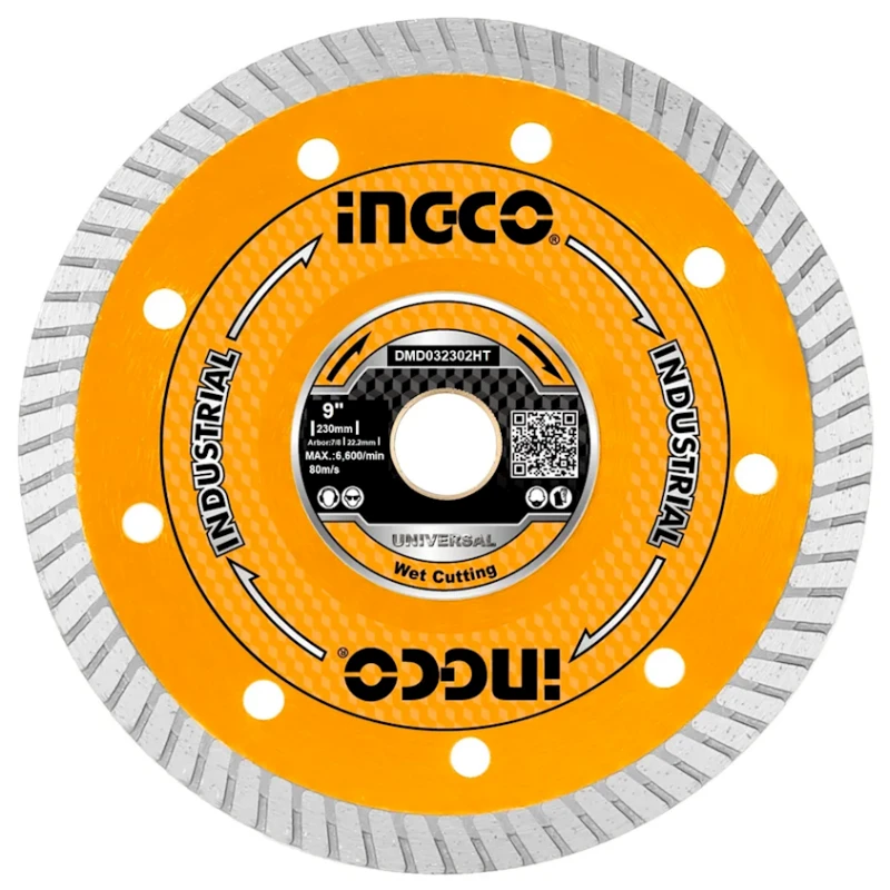 Алмазный диск Ingco DMD032302HT, 230 мм Алмазный диск Ingco DMD032302HT, 230 мм
