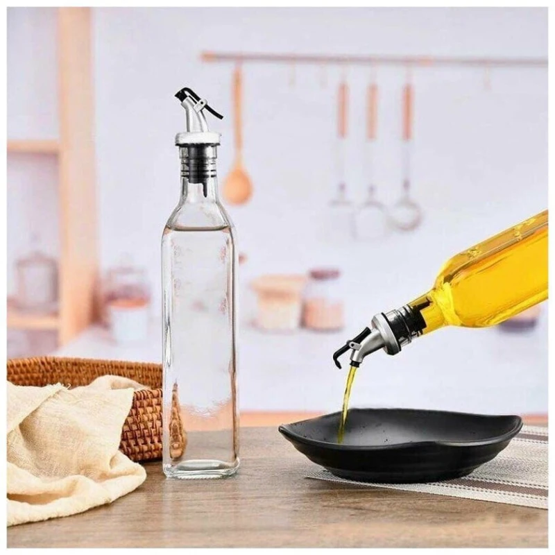 Емкость для масла и уксуса 403, стекло, прозрачный, 300 мл, 2 шт Емкость для масла и уксуса 403, стекло, прозрачный, 300 мл, 2 шт