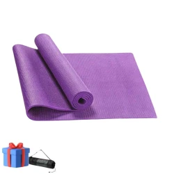 Коврик для йоги Kahn_0075, ПВХ, фиолетовый, 173x61x0.7 см, 400 г