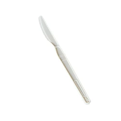 Birdəfəlik bıçaq dəsti Loyal-5173850933, bioplastik, ağ, 1000 əd