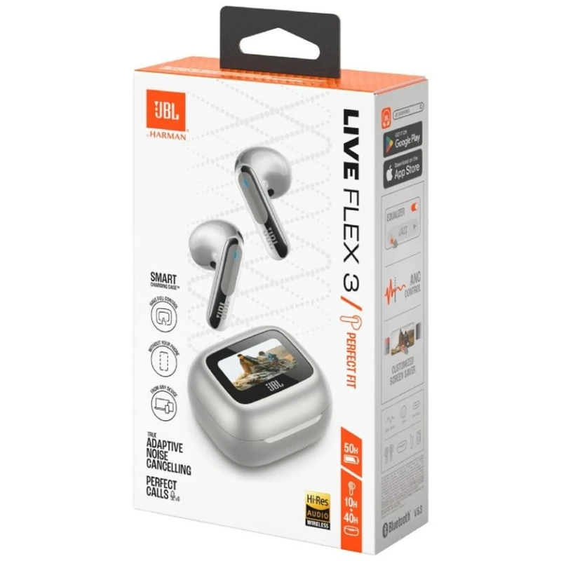 Беспроводные наушники JBL Live Flex 3 Silver Беспроводные наушники JBL Live Flex 3 Silver