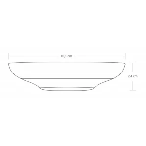 Набор блюдец Pasabahce Saucers 54201, Стекло, Прозрачный, 102х24 мм, 6 шт