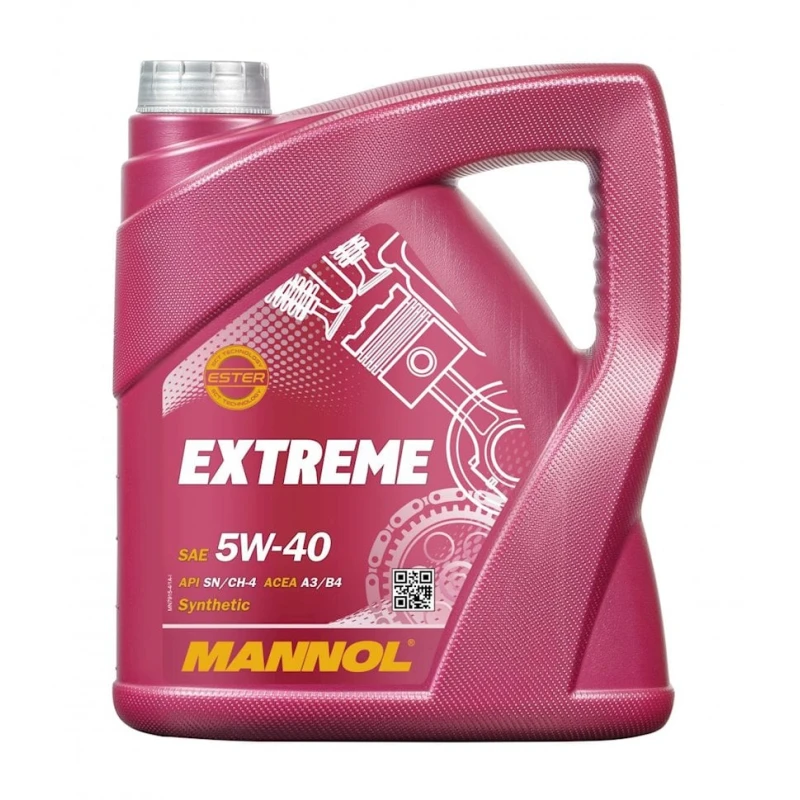 Масло моторное синтетическое Mannol Extreme 7915, 4л Масло моторное синтетическое Mannol Extreme 7915, 4л