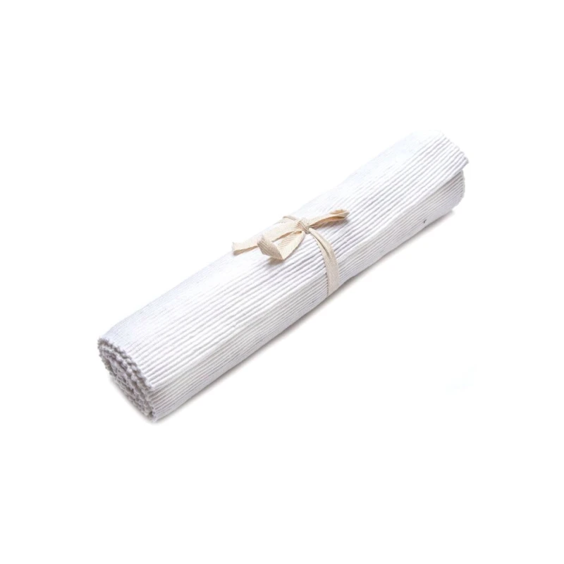 Доржка для стола Hom-me 105035, прямоугольная, 35x220 см, хлопок, белая Доржка для стола Hom-me 105035, прямоугольная, 35x220 см, хлопок, белая