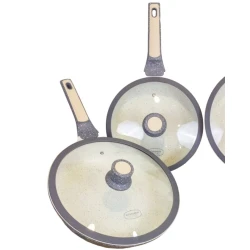 Сковородка Altunsaray, гранит, серая, 28 см