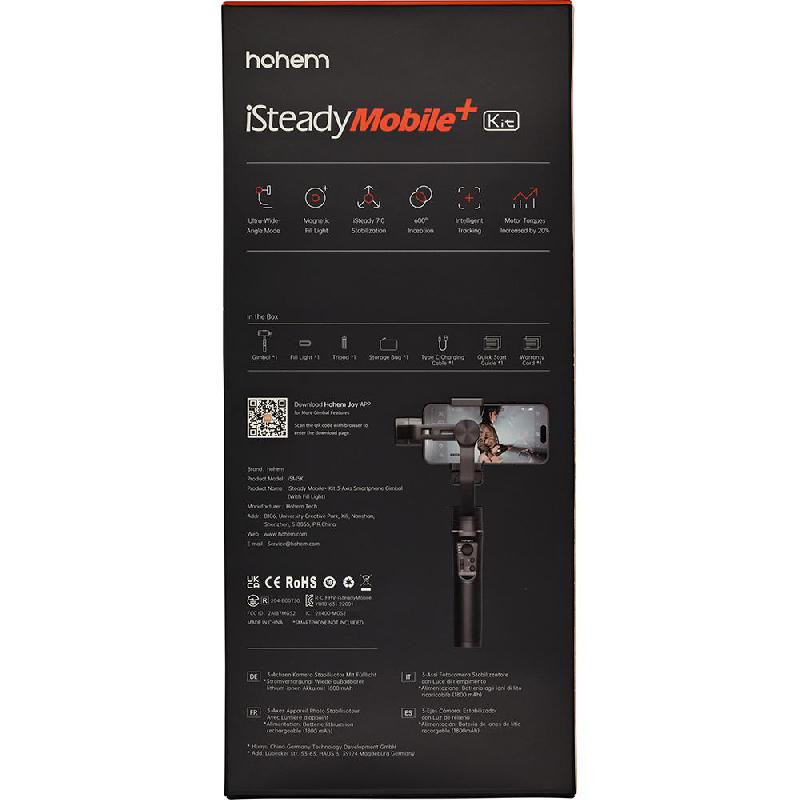 Стабилизатор Hohem Isteady MOBILE Kit Стабилизатор Hohem Isteady MOBILE Kit