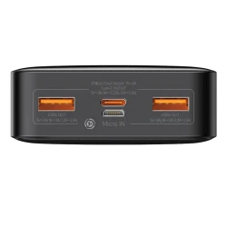 Внешний аккумулятор Baseus Bipow Digital Display Fast Charge Power Bank 20000mAh 20W Black