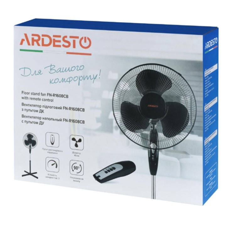 Вентилятор Ardesto FN-R1608CB 4C Вентилятор Ardesto FN-R1608CB 4C