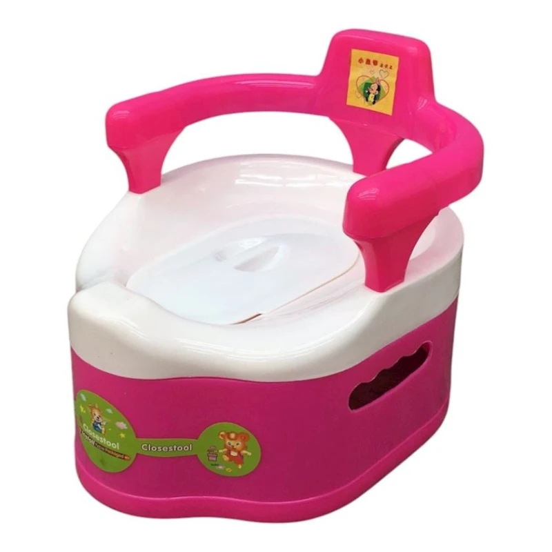 Горшок детский UM001001152, пластик, розовый, 12+ месяцев Горшок детский UM001001152, пластик, розовый, 12+ месяцев