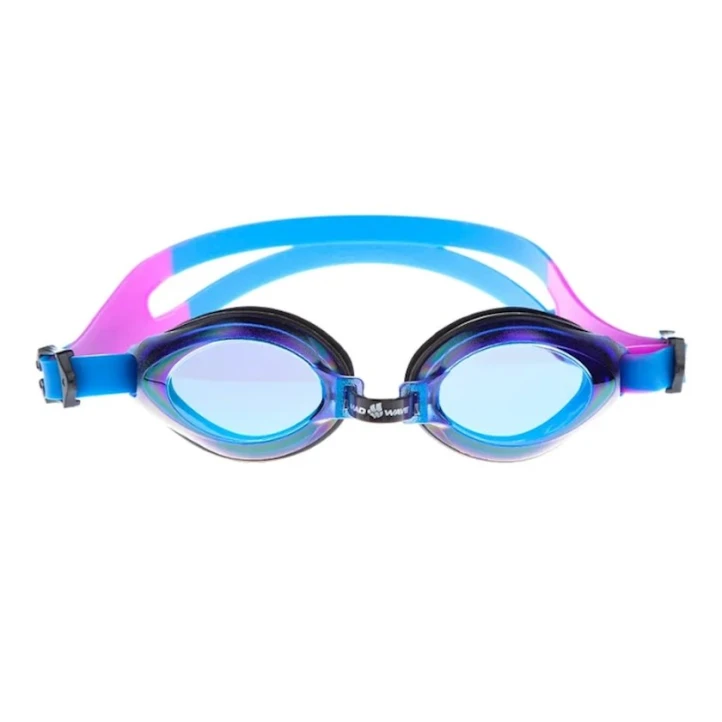 Очки для плавания Mad Wave Aqua Rainbow, синий Очки для плавания Mad Wave Aqua Rainbow, синий