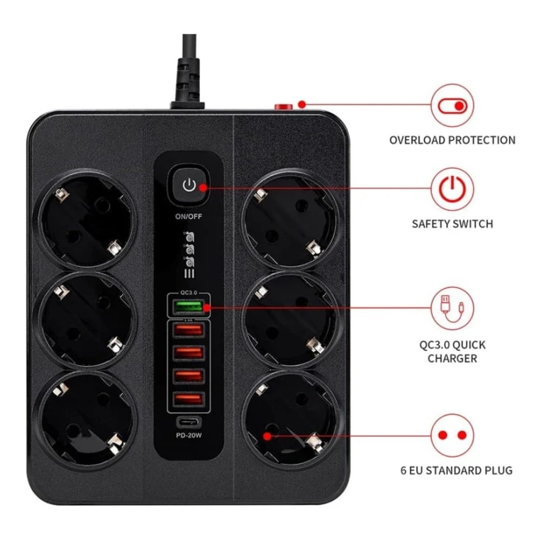 Şəbəkə filtri Coverzone BLK-11-EU 38w