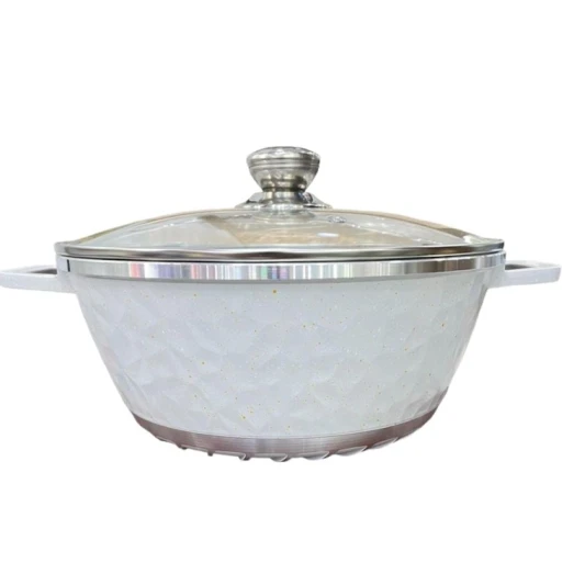 Qazan dəsti Unique ZTW-QDAU, keramika/şüşə, ağ, 20/24/28/32 sm, 5 əd Qazan dəsti Unique ZTW-QDAU, keramika/şüşə, ağ, 20/24/28/32 sm, 5 əd