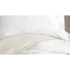 Набор покрывал с наволочками Yataş Loras, покрывало 240х250 см, наволочки 50x70 см 2 шт, двуспальный, хлопок/лен, белый
