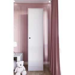 Шкаф ev_12116102, ламинат, белый, 45x53x182 см Шкаф ev_12116102, ламинат, белый, 45x53x182 см