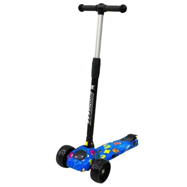 Uşaqlar üçün samokat JW 818-1_blue, göy